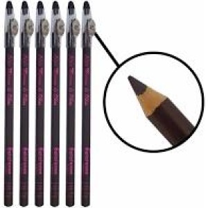 BF10002 LÁPIS  DE OLHOS MARROM COM APONTADOR  C/ 12