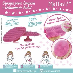 ELF-MH ESPONJA PARA LIMPEZA E ESTIMULAÇÃO FACIAL MAHAV