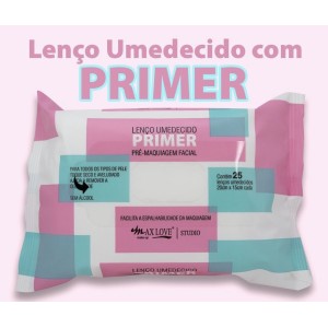 LUP LENÇO UMEDECIDO PRIMER MAX LOVE