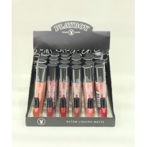 HB94754 BATOM LIQUIDO MATTE PLAYBOY C/ 24