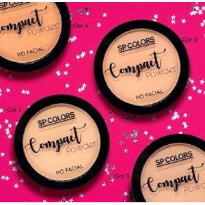 SP013 PÓ COMPACTO POWDER  SP COLORS  C/ 24