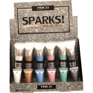 CS2862 GLITTER SPARKS PINK 21 C/24