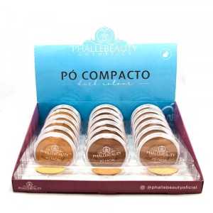 PH0309 PÓ COMPACTO ESCURO PHÁLLEBEAUTY C/18