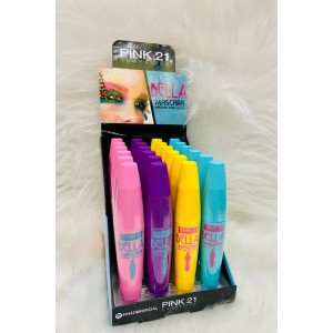 CS2809 MÁSCARA P/CÍLIOS BELLA PINK 21 C/24