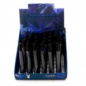 PB1109 DELINEADOR LIQUIDO PRETO PLAYBOY C/36