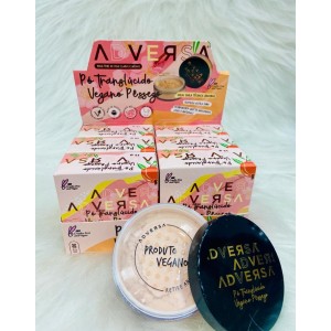 AD106 PÓ TRANSLÚCIDO VEGANO PÊSSEGO ADVERSA C/6