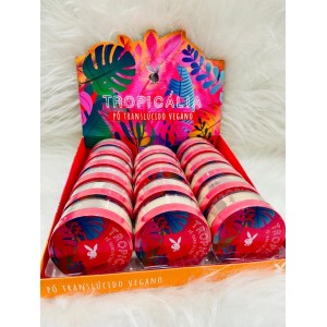 PB2024 PÓ TRANSLÚCIDO VEGANO TROPICÁLIA PLAYBOY C/18