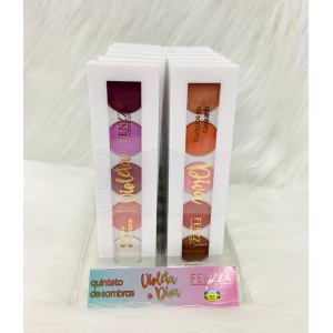 FZ10041 QUINTETO DE SOMBRAS VIOLETA E DIVA FENZZA C/12