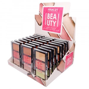 CS2375 CONTORNO+ILUMINADOR+BLUSH BEAUTY PINK 21 C/24