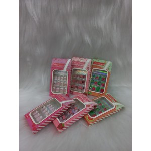 HB97847 UNHAS POSTIÇAS DECORADAS INFANTIS DISCOTEEN