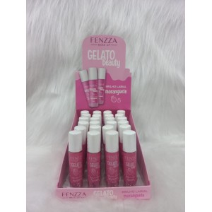 FZ21006 BRILHO LABIAL MORANGUETE GELATO BEAUTY FENZZA C/24