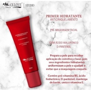 PHAML PRIMER HIDRATANTE ANTICRAQUELAMENTO  HD MAX LOVE C/32
