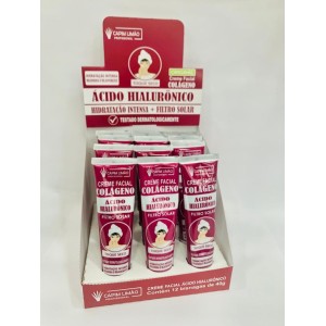 CP08 CREME FACIAL ÁCIDO HIALURÔNICO CAPIM LIMAO C/12