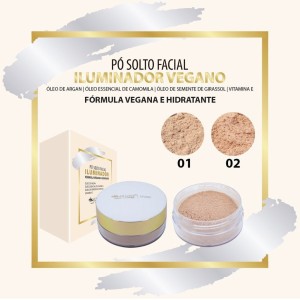 PIVML PÓ ILUMINADOR VEGANO MAX LOVE C/ 18